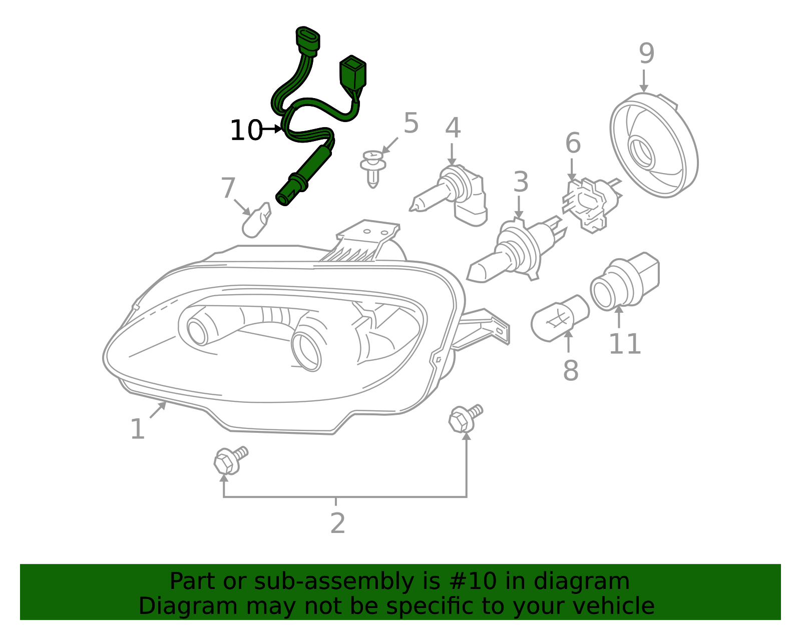NE55-51-155A - Socket & Wire - 2006-2008 Mazda MX-5 Miata | Mazda Swag