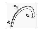 74450T7WA21ZC - : Wheel Opening Molding for Honda Image