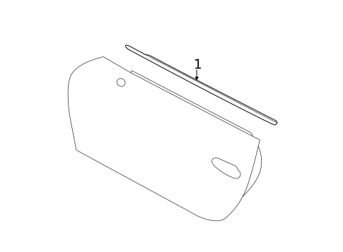 Exterior Trim - Door for 2012 Porsche 911 #0