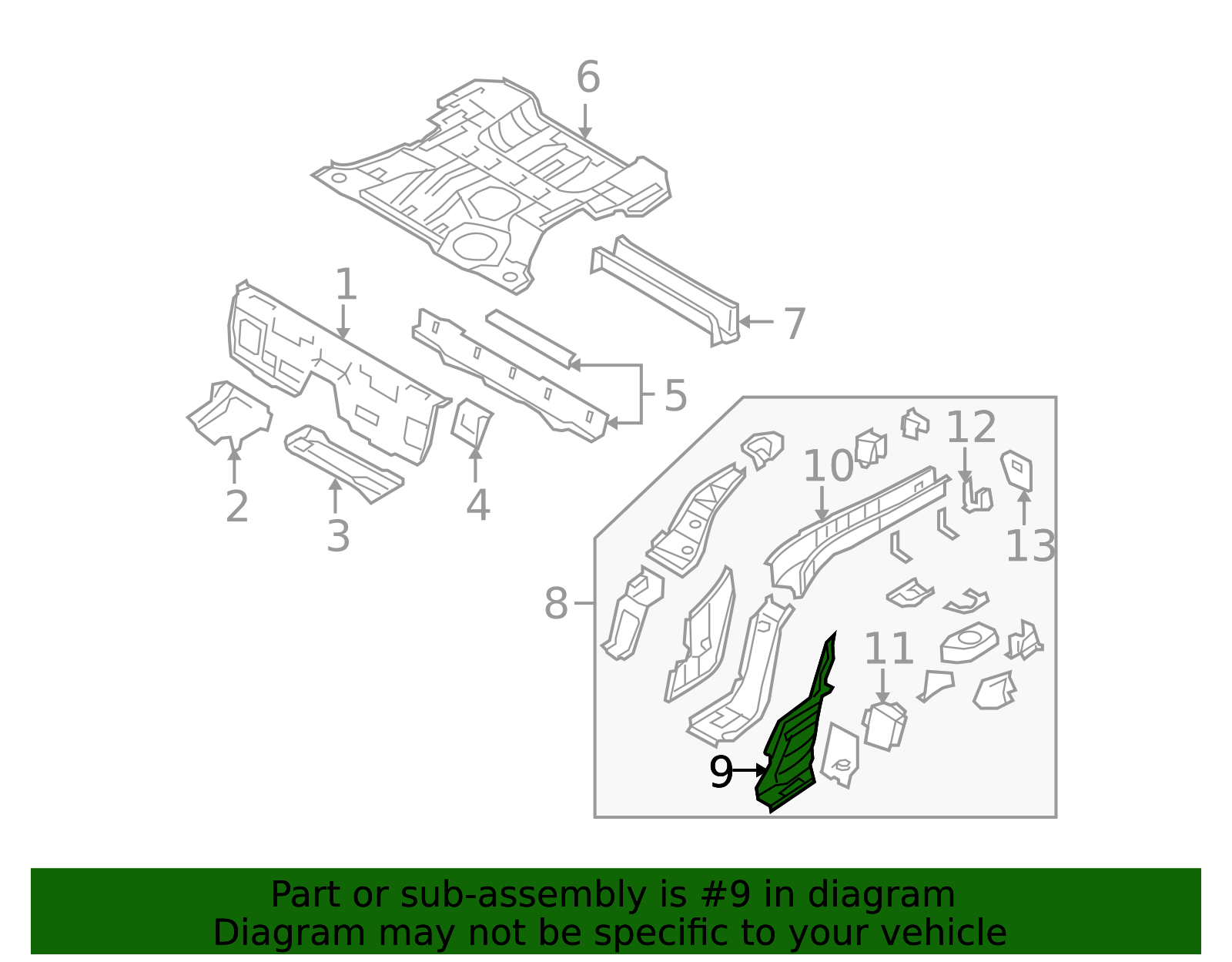 NE51-54-81XA - Floor Extension - 2006-2015 Mazda MX-5 Miata