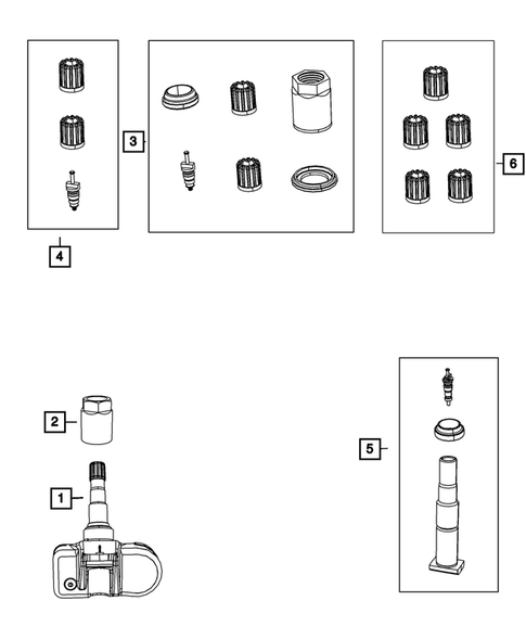 Tire Monitoring System for 2009 Dodge Durango #0