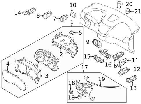 Automatic Temperature Controls for 2012 Hyundai Accent #0