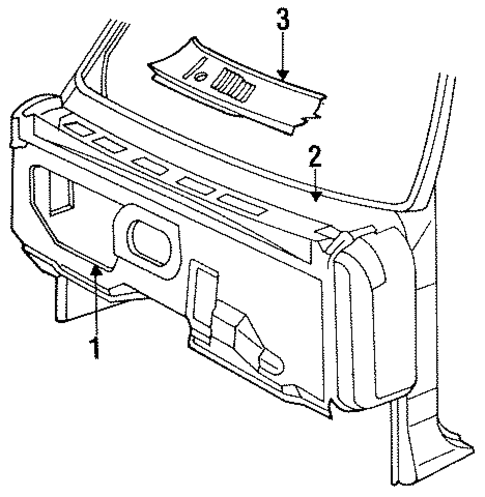 Cowl for 1993 Dodge Ramcharger #0