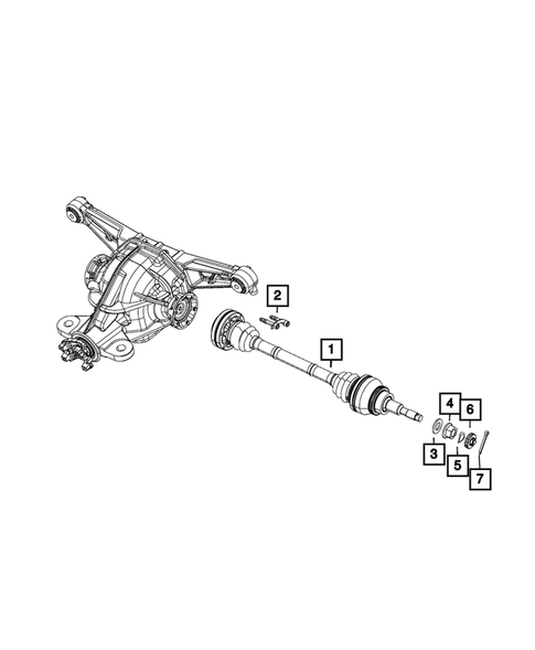 Rear Axle Shafts for 2017 Dodge Viper #0