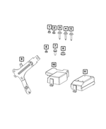 6104708AA - Electrical: Hex Nut for Mopar Image