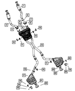 5181677AI - Exhaust: Exhaust Pipe And Converter for Mopar Image
