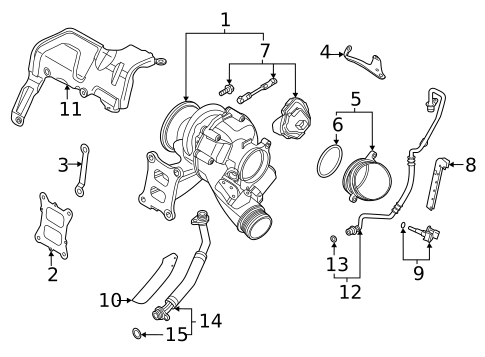 Turbocharger & Components for 2023 Audi S3 #0