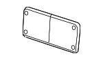 5C5807287D9B9 - Body: License Bracket for Volkswagen: Beetle Image