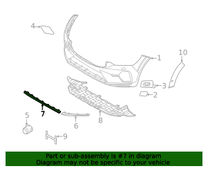 2022-2023 Volvo XC60 Center Molding 32227904 | TascaParts.com