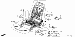 90115S0XA01 - Interior/Bumper: SCREW, TORX (6X16) for Honda Image