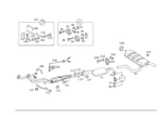 1244909519 - Exhaust System: Exhaust Pipe for Mercedes-Benz Image