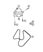 6504344 - Electrical: Hex Head Screw And Washer for Mopar Image