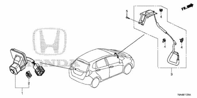 GPS Antenna - Rearview Camera for 2016 Honda Fit #0