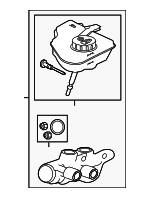 T2H42221 - Body: Master Cylinder for Jaguar: F-Pace, XE, XF Image