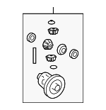 88969373 - Universals &amp; Rear Axle: Differential for Pontiac: Vibe Image