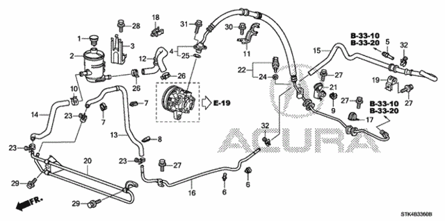 P.S. Lines for 2008 Acura RDX #0