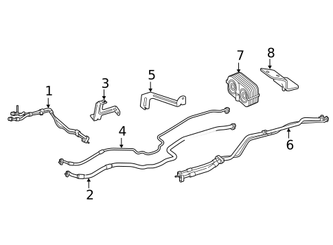 Rear AC Lines for 2021 Mercedes-Benz Metris #0