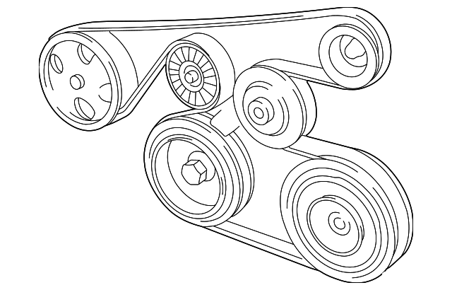 90080-91135-83 1998-2003 Toyota Serpentine Belt Toyota Parts