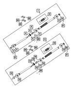 68541114AB - Differential and Drive Line: Drive Shaft for Mopar Image