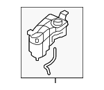 31200321 - Cooling System: Expansion Tank for Volvo: S60, S60 Cross Country, S80, V60, V60 Cross Country, XC60, XC70 Image