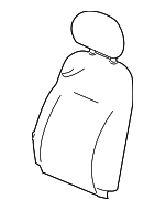 1CX131D5AA - Body: Seat Back Cover for Mopar Image