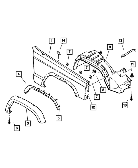 Front Fenders for 2001 Jeep Cherokee #0