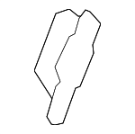 8115184470 - Body: Upper Center Pillar Trim Retainer for Isuzu Image