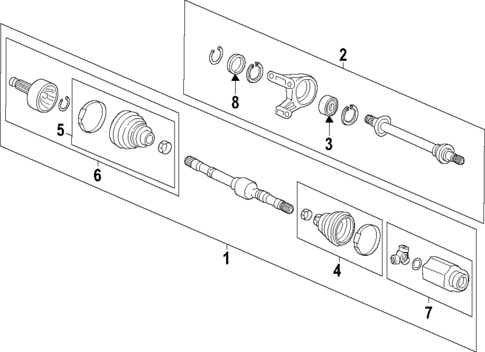 Axle Shafts & Joints for 2025 Honda CR-V #0
