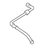 1J0122109BG - Cooling System: Overflow Hose for Volkswagen Image