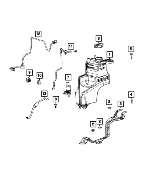 Wiper and Washer System for 2026 Jeep Wrangler #0