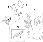 8971347020 - : Modulator Lower Cover for Isuzu Image