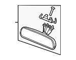 764003S5X01 - Body: Mirror Inside for Acura Image