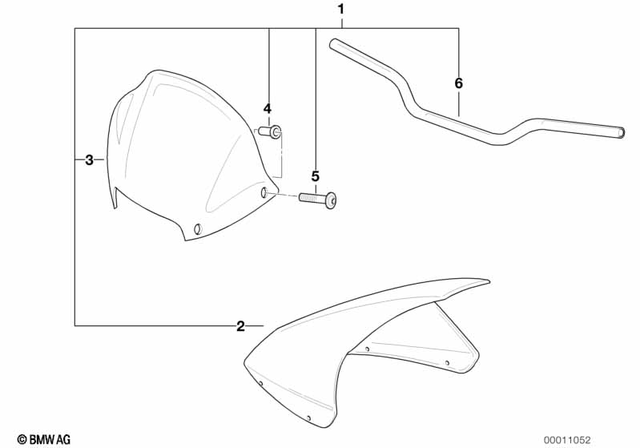 32712337010 - : Handlebar for BMW-Motorrad Image