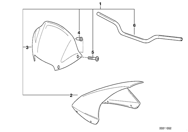 32712337010 - : Handlebar for BMW-Motorrad Image