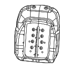 68576656AB - : Seat Back Foam, Right for Mopar Image