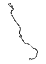 30622606 - Body: Washer Hose for Volvo: 850, C30, C40 Recharge, C70, EC40, S40, S60, S60 Cross Country, S70, S80, S90, V40, V50, V60, V60 Cross Country, V70, V90, V90 Cross Country, XC40, XC40 Recharge, XC60, XC70, XC90 Image