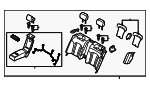 89305B1200PPS - : Seat Back Assembly for Genesis: G80 Image