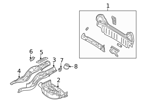 Rear Body for 2007 Jaguar S-Type #0
