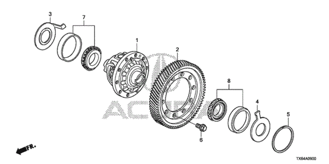 AT Differential (5AT) for 2015 Acura ILX #0