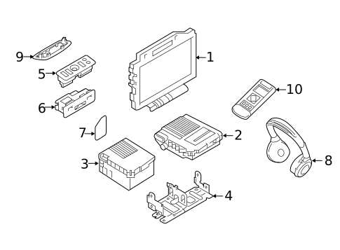 Entertainment System Components for 2019 Land Rover Range Rover #2