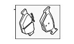 26696VC030 - Brakes: Brake Pads for Subaru Image