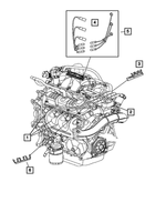 56032520AF - Electrical: Ignition Coil for Chrysler: Pacifica, Town &amp; Country, Voyager | Dodge: Caravan, Grand Caravan | Jeep: Wrangler Image