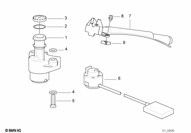 51252313183 - Body Equipment: Steering Lock Housing -  for BMW-Motorrad Image