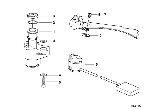 52532313203 - : Lock Seat for BMW-Motorrad Image