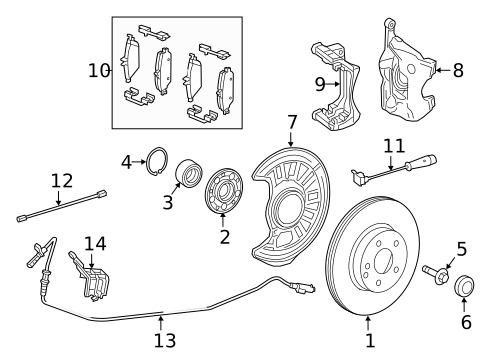 Front Brakes for 2018 INFINITI QX30 #0