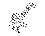 2547330700 - Body: Door Latch Bracket for Mercedes-Benz Image
