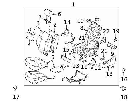 Power Seats for 2009 Toyota 4Runner #0