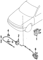 1822565Y00 - : Actuator Clip for Nissan: 200SX Image