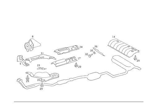 Screening Plates for 1993 Mercedes-Benz 300TE #2