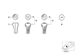 25111221622 - Gearshift: Emblem Adhered for BMW Image